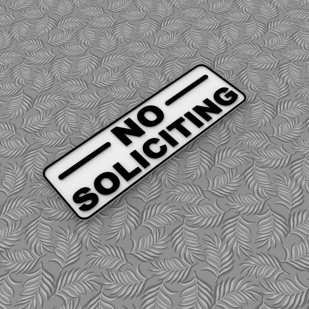 Sign | No Soliciting