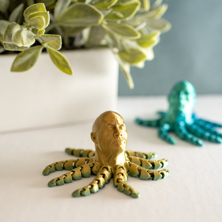 The Rocktopus | Flexible Articulating Companion | The Rock Dwayne Johnson