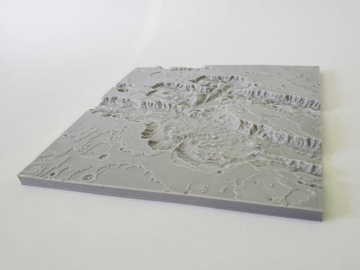 Mars 3D Topography Model of Valles Marineris