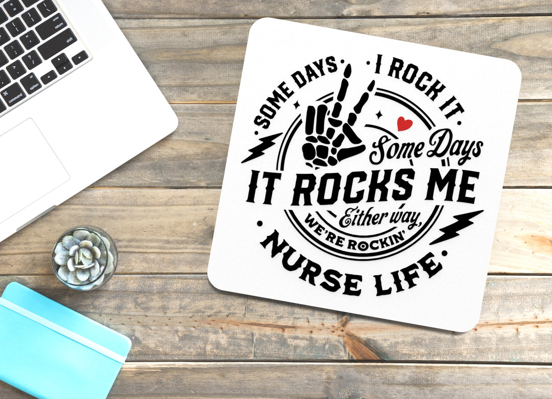 Some Days I Nurse Harder | Funny Sign for Home or Office