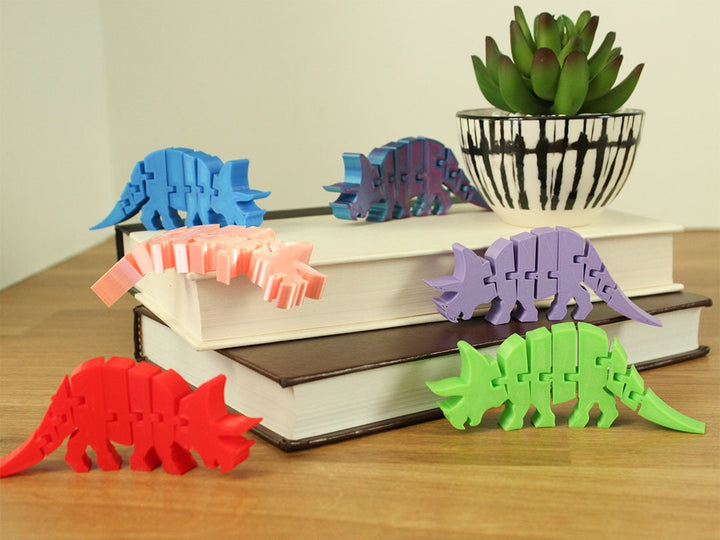 Friendly Fidget Triceratops Flat