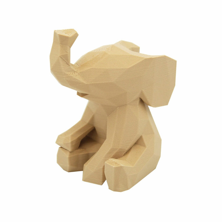 Low Poly Baby Elephant Figurine Statue