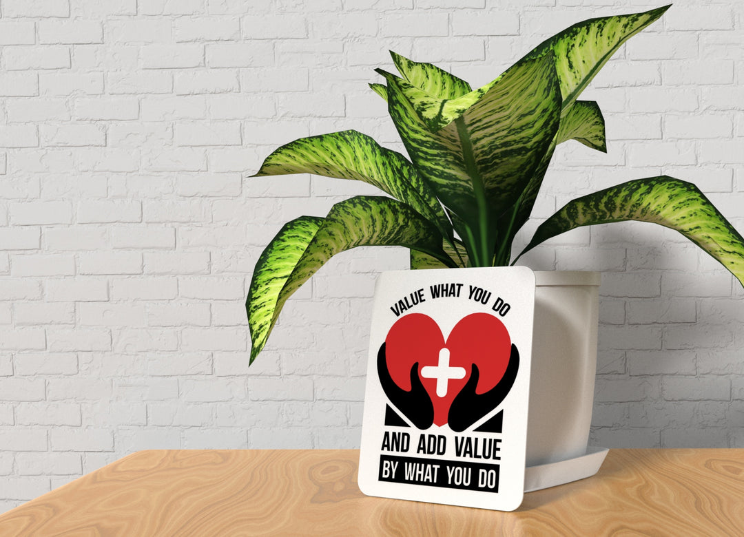 Nurse Value Can't Be Measured | Funny Sign for Home or Office