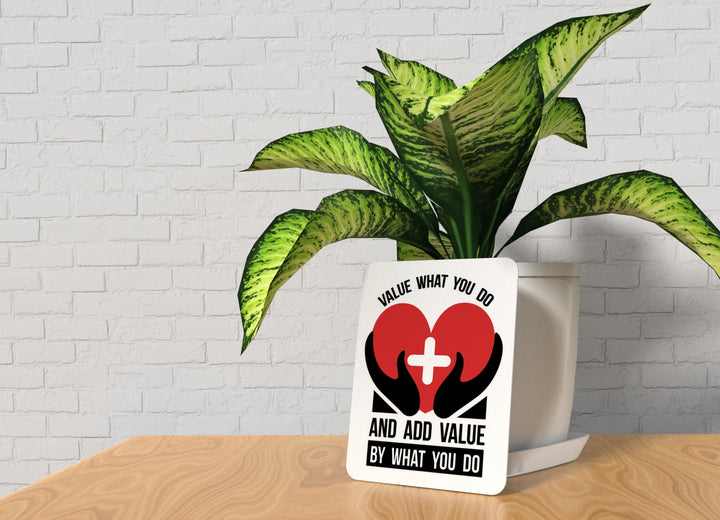 Nurse Value Can't Be Measured | Funny Sign for Home or Office