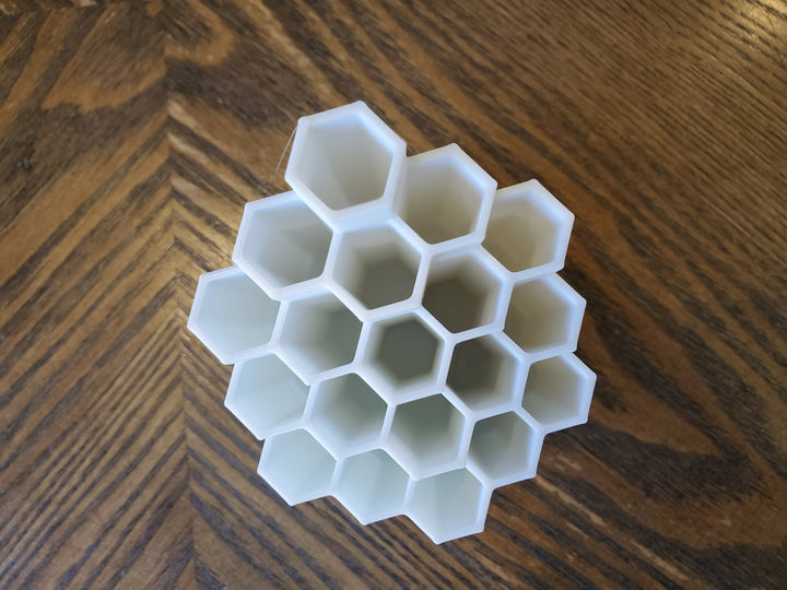 Honeycomb Modern Pencil Holder, Desk Organizer for Pens, Accessories, Tools, etc