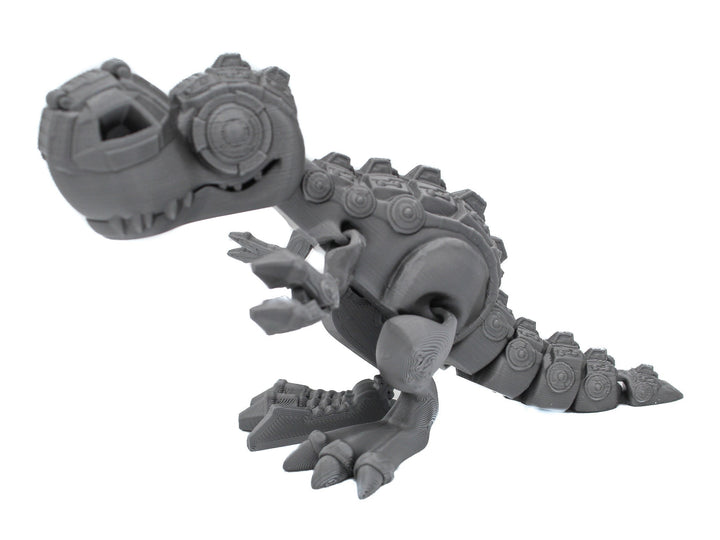 Jumbo Fidget TREX CYBORG | Flexible Articulating 3d Printed Friendly Companion