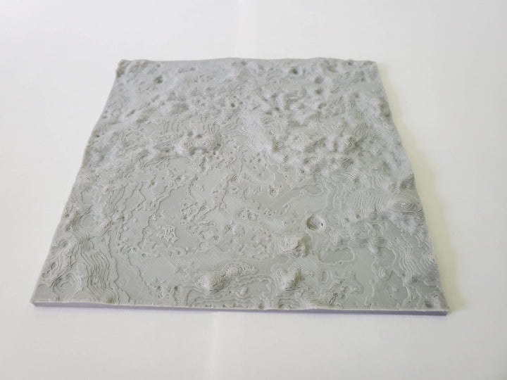 APOLLO 16 moon landing site - Accurate 3D Topo map of the Descartes Highlands