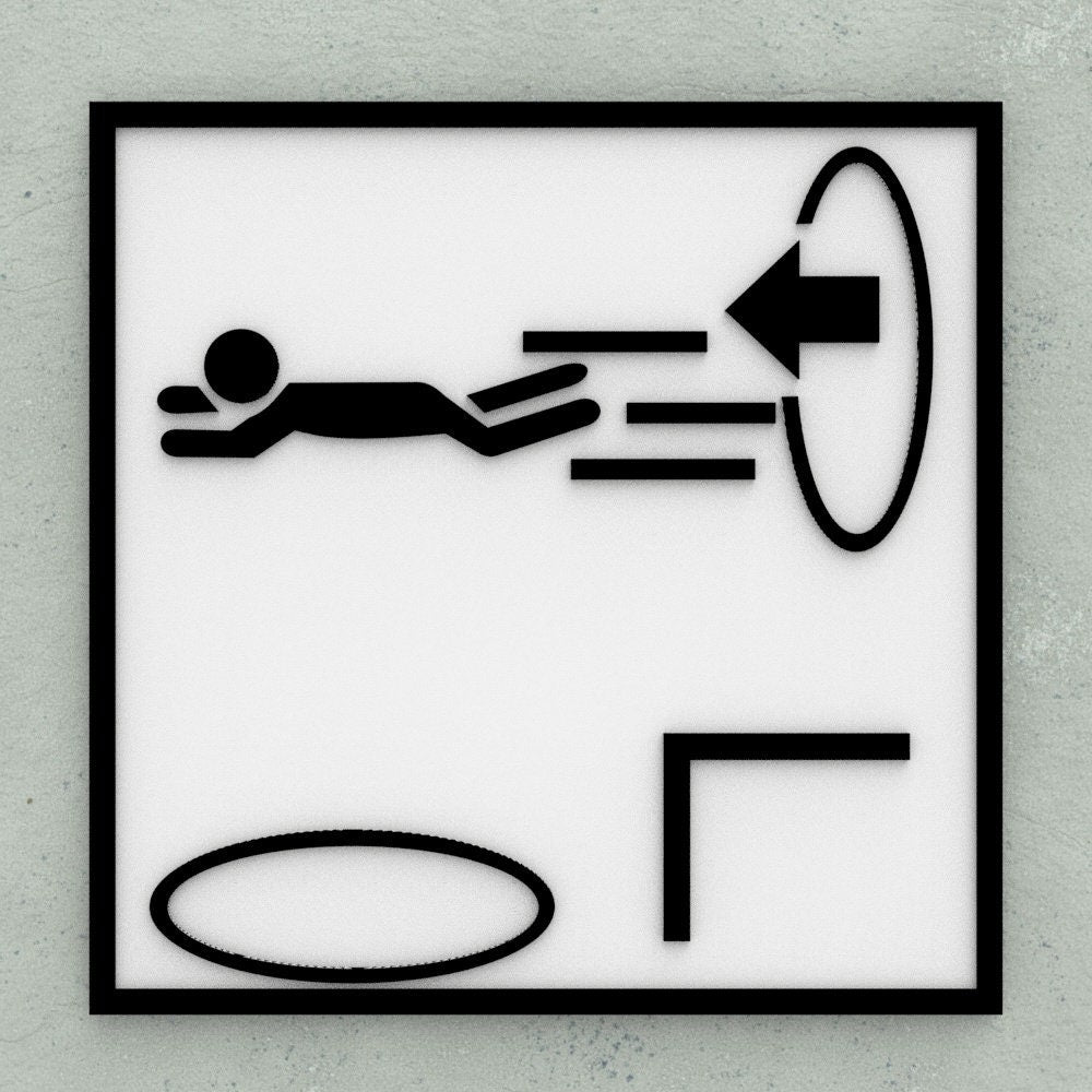 Sign | S317-Portal Hole Fly