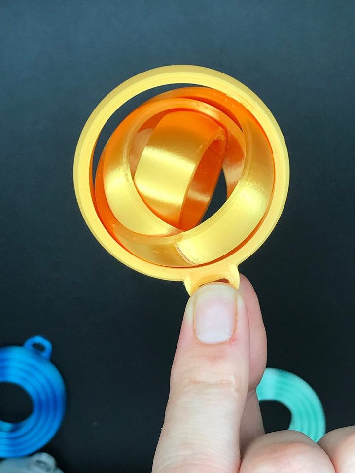 Fidget Gyro Keychains | Portable Fidgeting