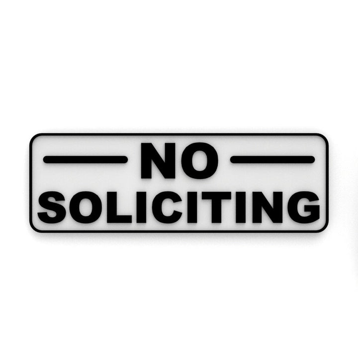 Sign | No Soliciting