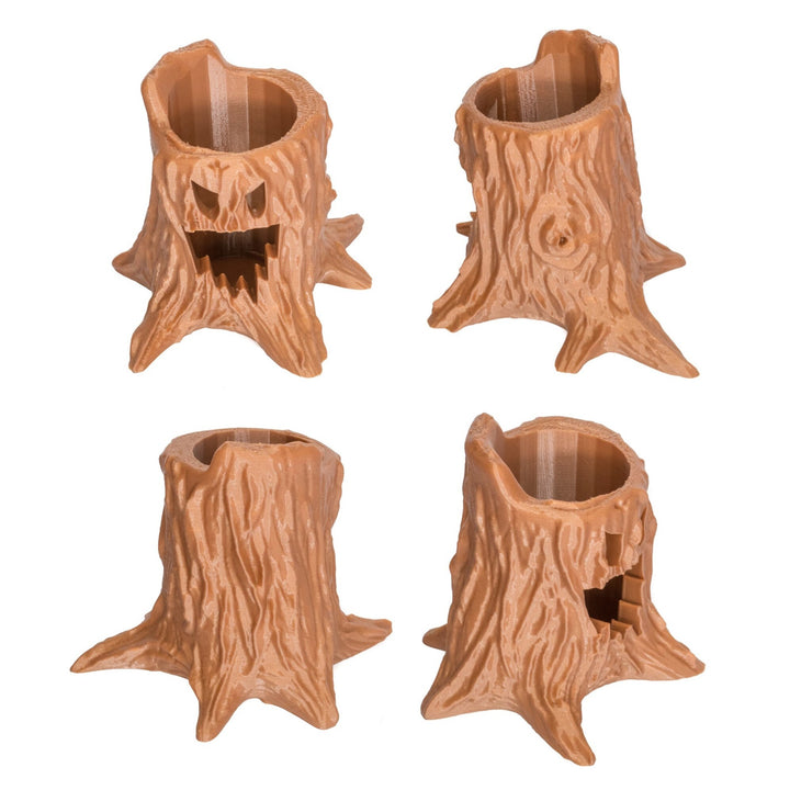 Very Scary Tree Stump Pen Holder for School, Office, Halloween