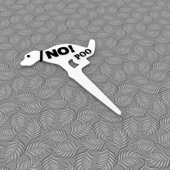 Funny Sign | No! Poo