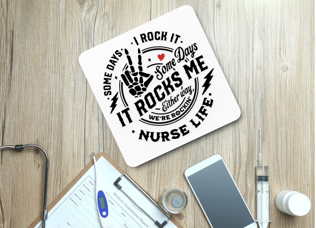 Some Days I Nurse Harder | Funny Sign for Home or Office