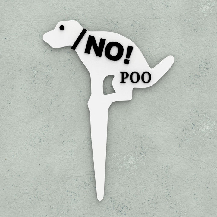 Funny Sign | No! Poo