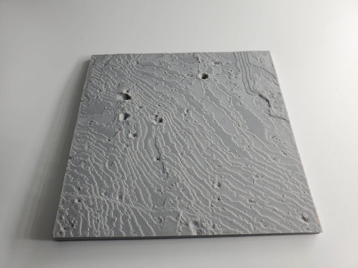 APOLLO 11 - The First Moon Landing Site - Accurate 3D Topographical Map