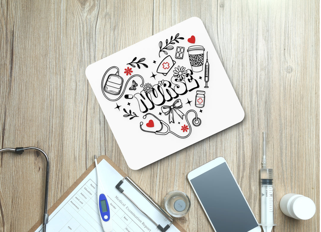 Coquette Nurse Charm | Funny Sign for Home or Office