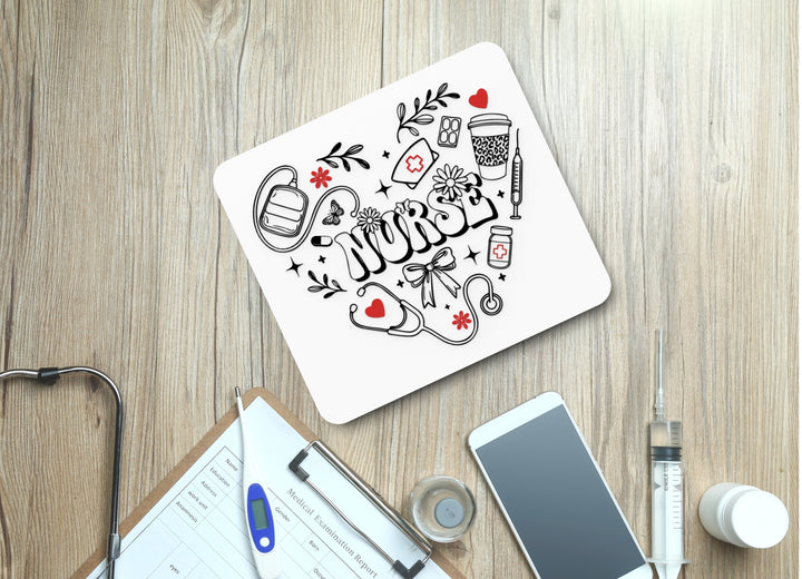 Coquette Nurse Charm | Funny Sign for Home or Office