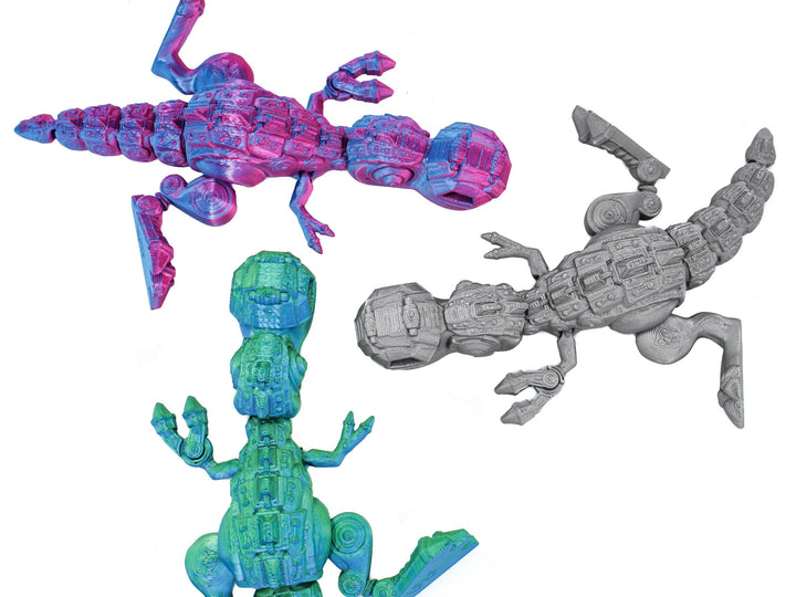 Jumbo Fidget TREX CYBORG | Flexible Articulating 3d Printed Friendly Companion