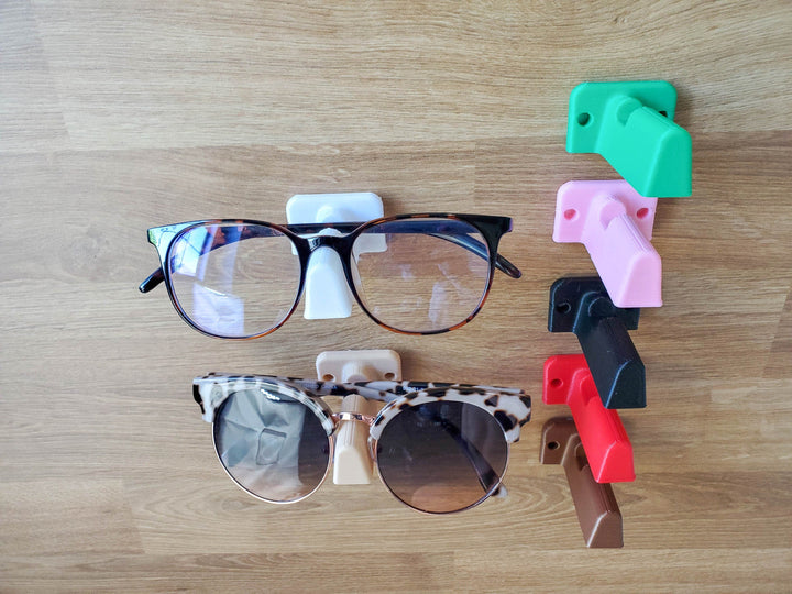 Wall Mounted Glasses Stand Minimalist Hooks for Organized Ready to Grab Glasses