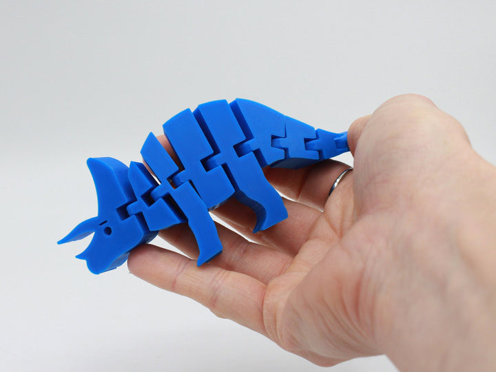Friendly Fidget Triceratops Flat