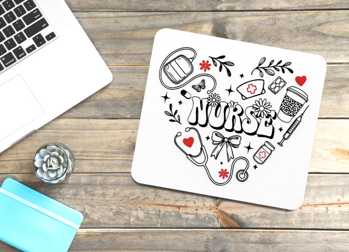 Coquette Nurse Charm | Funny Sign for Home or Office