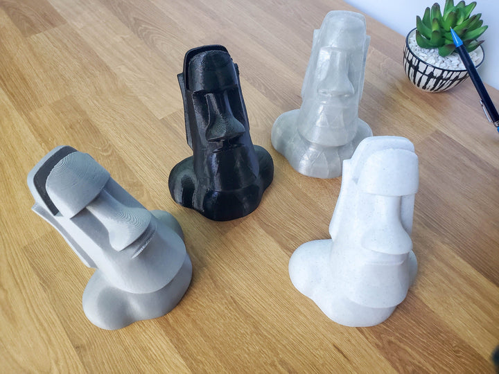 Moai Glasses Holder. Conveniently Rest your Glasses on an Easter Island Statue