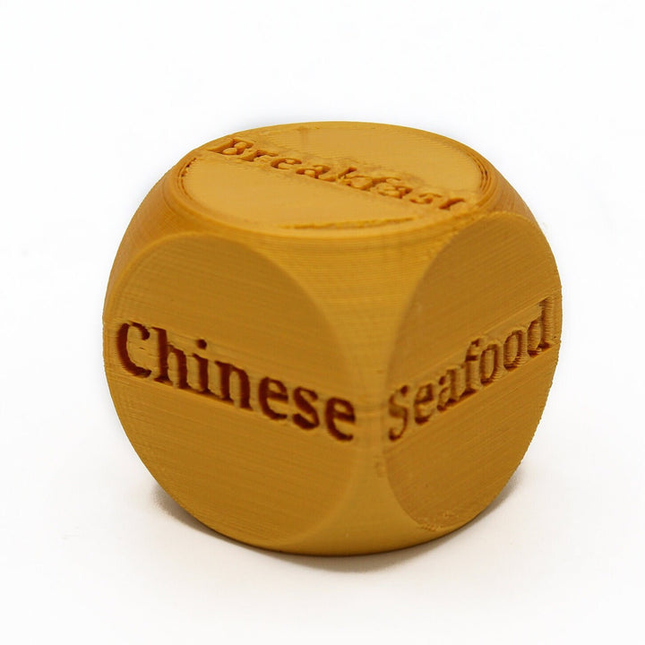 FOOD TAKEOUT DICE | Set of 2 Unique 1.4" Dice | Leave your Next Meal up to Fate