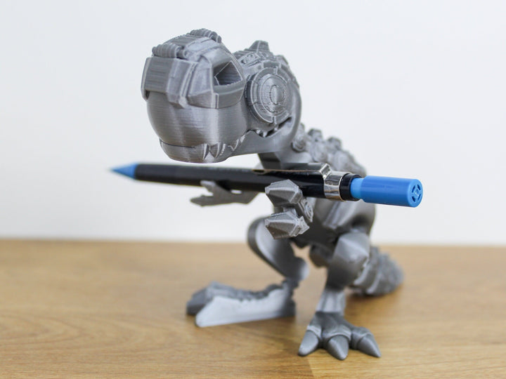 Jumbo Fidget TREX CYBORG | Flexible Articulating 3d Printed Friendly Companion