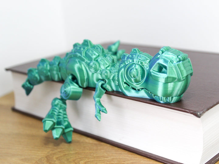 Jumbo Fidget TREX CYBORG | Flexible Articulating 3d Printed Friendly Companion