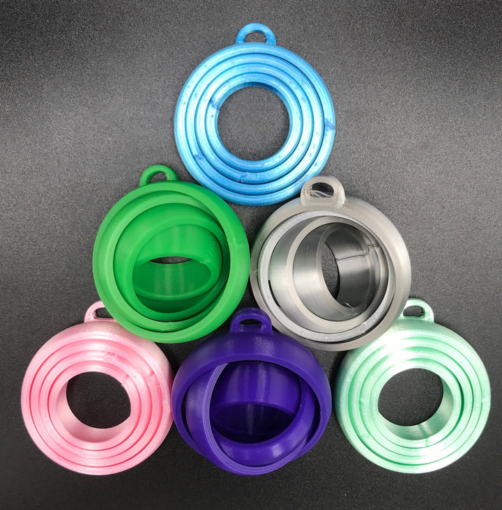 Fidget Gyro Keychains | Portable Fidgeting