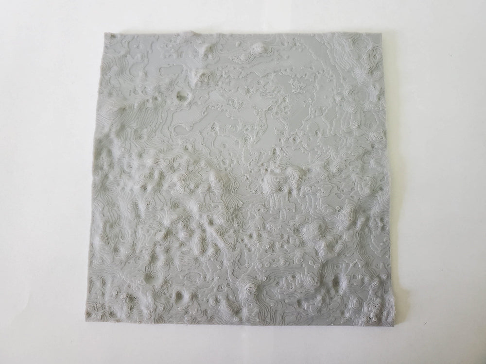 APOLLO 16 moon landing site - Accurate 3D Topo map of the Descartes Highlands