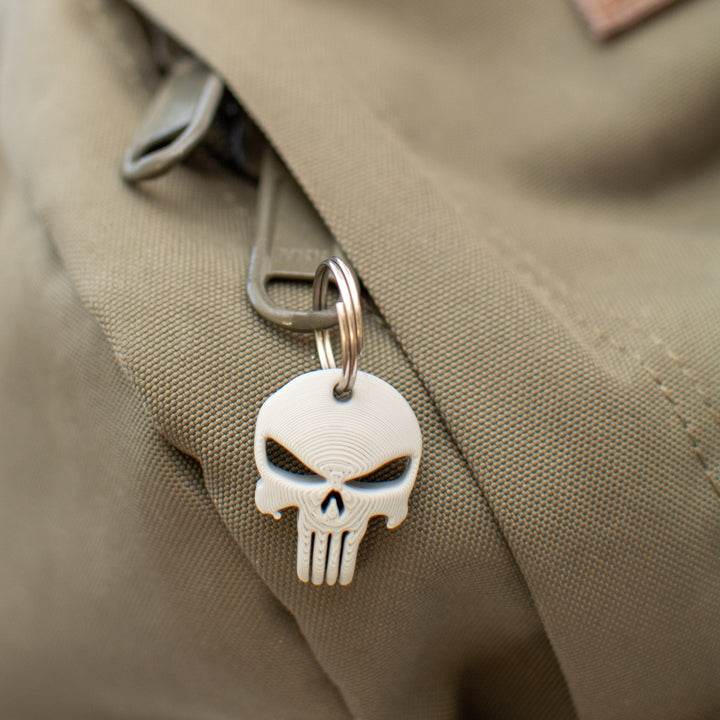 Set of 10 | Punisher Skull Zipper Pull, Necklace, Earring, Charm, Keychain, etc