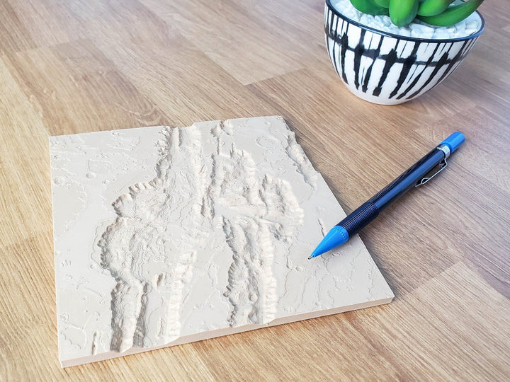 Mars 3D Topography Model of Valles Marineris