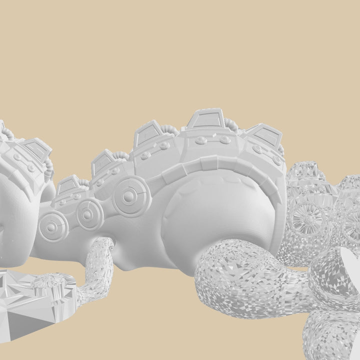 Jumbo Fidget TREX CYBORG | Flexible Articulating 3d Printed Friendly Companion