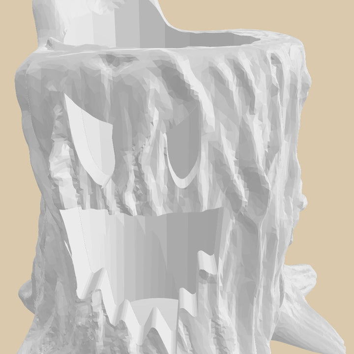 Very Scary Tree Stump Pen Holder for School, Office, Halloween