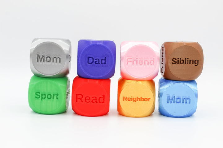 Activity Dice Set | Set of 2 Unique Large 1.4" dice | Let Fate Guide Your Way