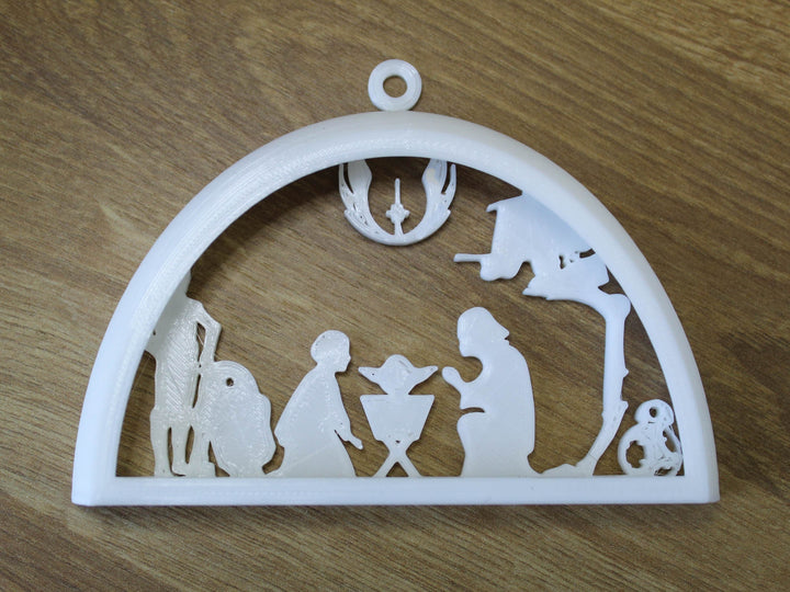 Star Wars Nativity Ornament | May the force be merry with you this Christmas