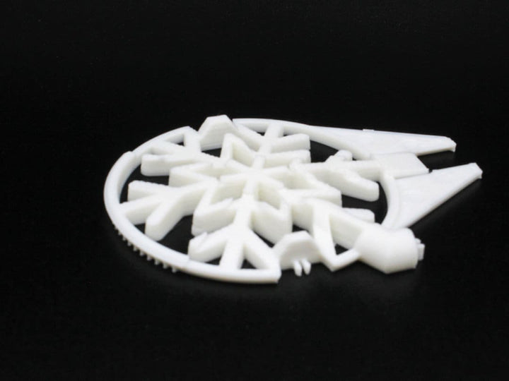Snowflake Millennium Falcon Christmas Tree Ornament Decoration