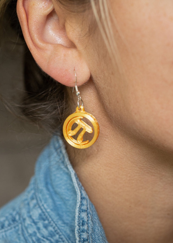 Pi Earrings | The Center Spins