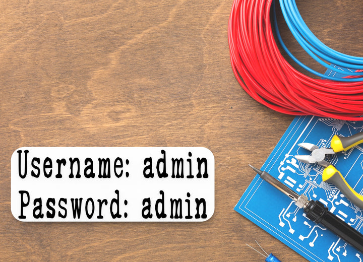 Username & Password Admin | Funny sign For Home or Office