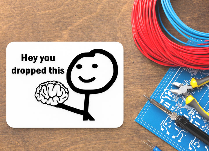 Hey You Dropped This | Funny Sign for Home or Office