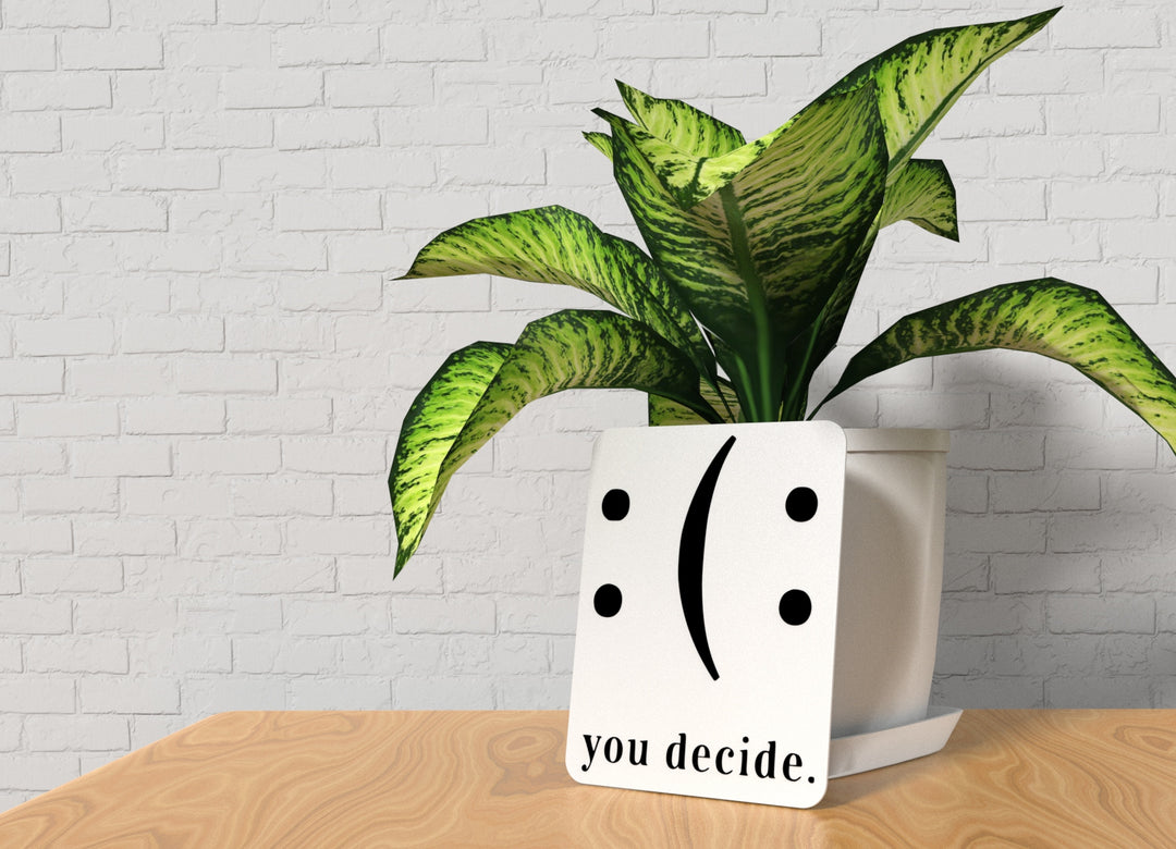 You Decide | Funny Sign for Home or Office