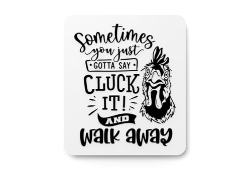 Cluck It Sign – Chicken Humor for Coop and Kitchen Wall Decor