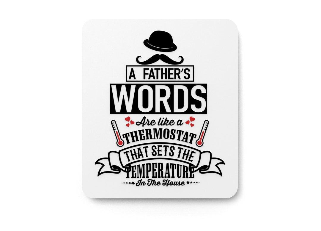 
  
  A Father’s Guidance Shapes the Mood | Funny Sign for Office or Home Decor
  
