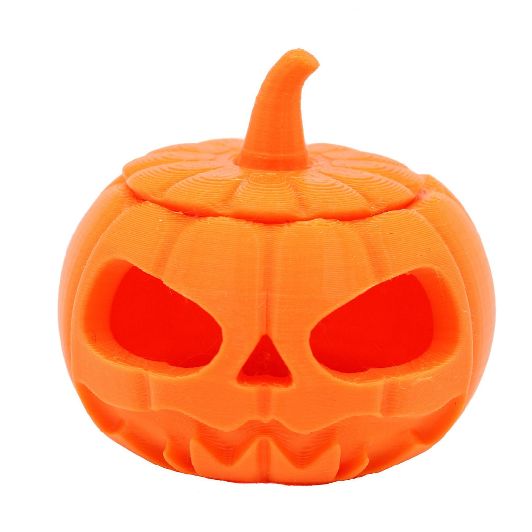 Halloween Jack-O-Lantern Decoration with Removable Lid