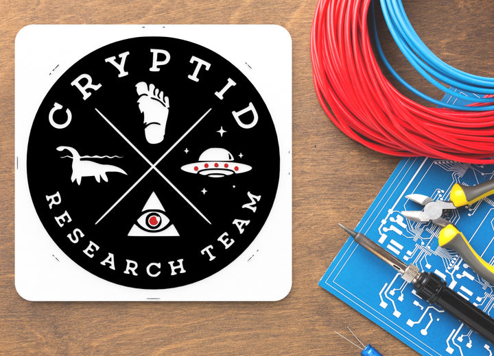 Cryptid Research Team | Funny Sign for Home or Office