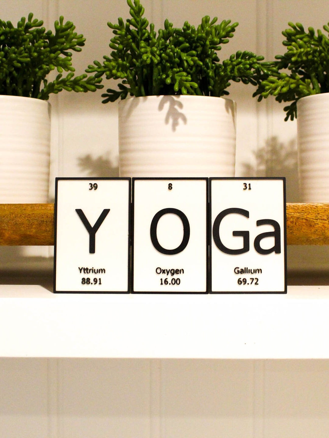 
  
  YOGa | Periodic Table of Elements Wall, Desk or Shelf Sign
  
