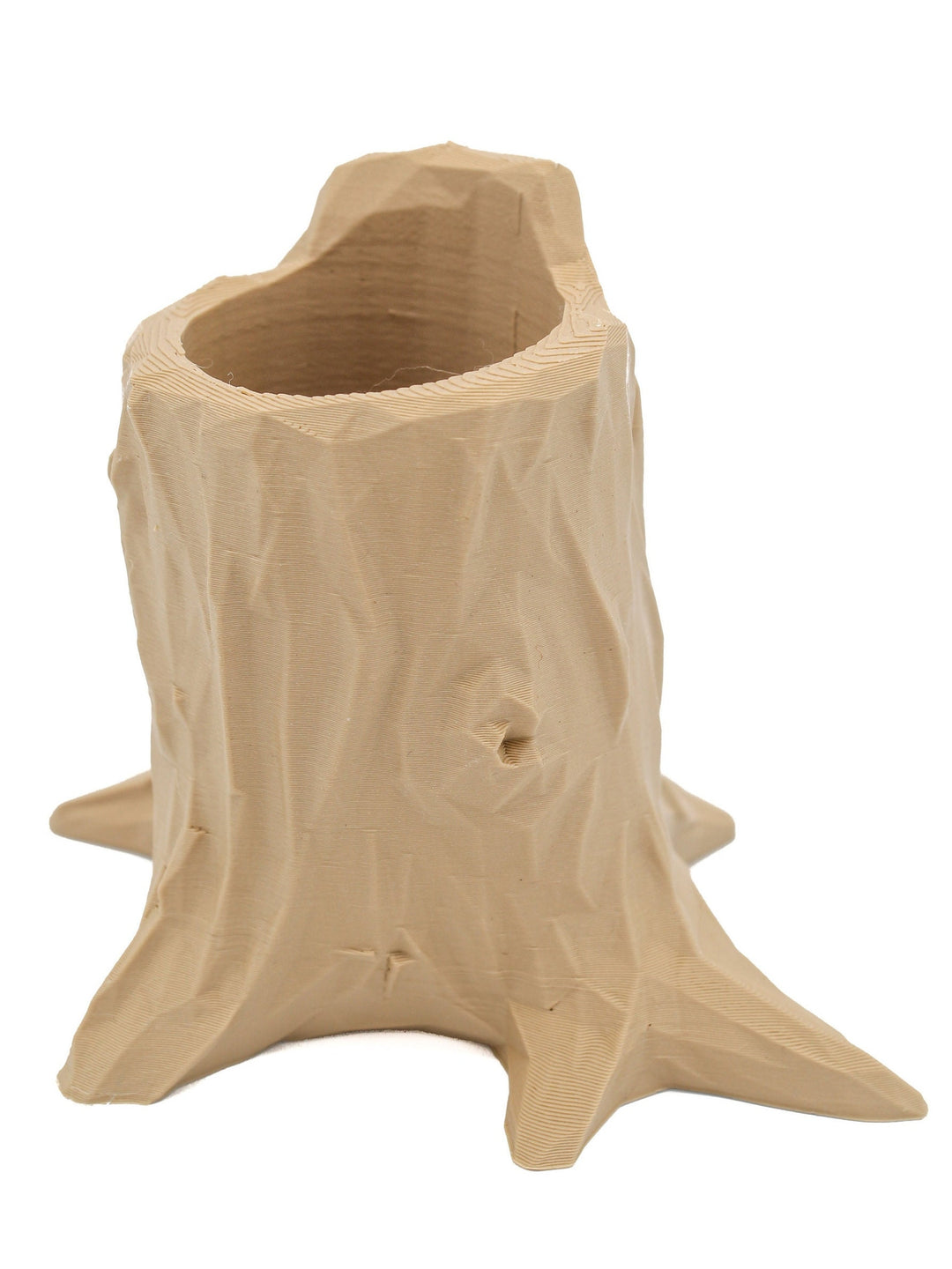 Tree Stump Pen Holder for Office, School Desk Organization