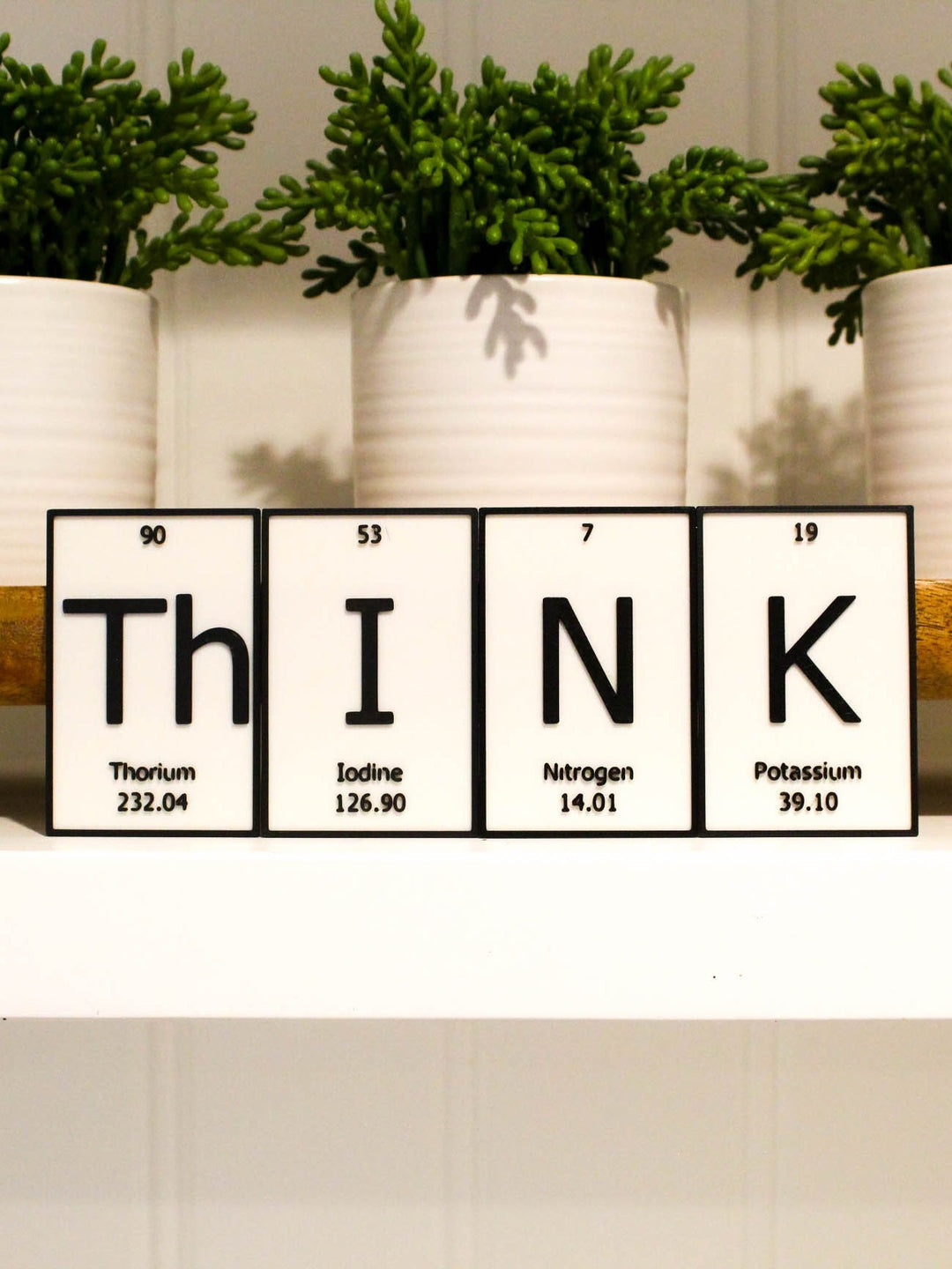 
  
  ThInK | Periodic Table of Elements Wall, Desk or Shelf Sign
  

