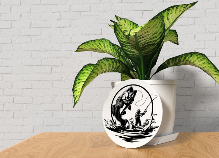 Man Fish | Funny sign For Home or Office